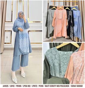 OneSet + Hijab Cerutu Pololinen Kode A4925