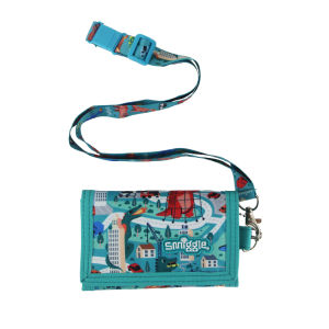 childrens wallet boys Urban Dinosaurs clutch wallet leather folder three layers card bag coin purse 5 inches