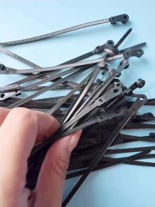 Screw Hole Nylon Cable Ties Multipurpose Heavy Duty Adjustable Self-locking Cord Ties Organizer Straps DIY Fastening Loop New