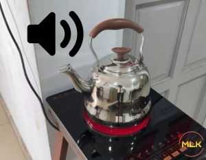 MLK Extra Tebal Whistling Kettle Stainless Steel Teapot Cerek Berdesis Berbunyi Safety Selamat Guna