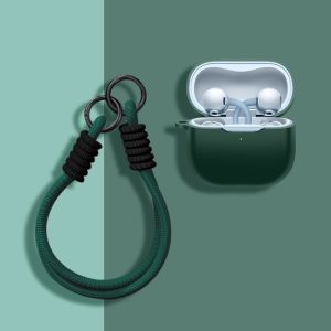 Soft Silicone Earphone Case For Huawei FreeClip 2 Cover Shockproof Headphone Shell For Huawei FreeClip Clip 2 With Lanyard