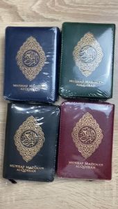 Mushaf Madinah Alqosbah Saku A7 Resleting Tajwid Warna Waqaf Ibtida