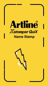 Xstamper QuiX Name Stamp Multi Surface Stamp Pokémon Edition QN41