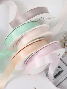 ริบบิ้นผ้าไหมคุณภาพดี 2 ด้าน บรรจุภัณฑ์ DIY ผ้าไหม เข็มทอ วัสดุตกแต่ง ริบบิ้นผ้าไหม เครื่องประดับตกแต่งบ้าน จีนแผ่นดินใหญ่