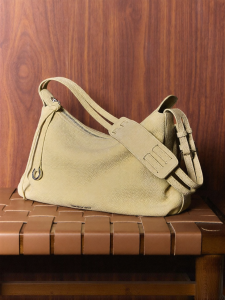 Small Soft Leather Hobo Bag