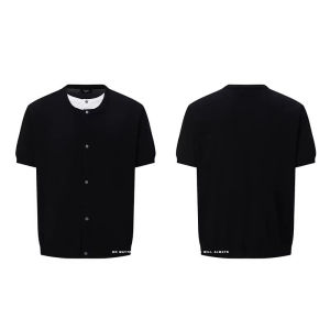 Fake Two-Piece Summer Style Retro Fashion Shirt