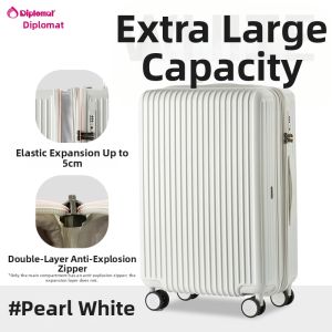 Diplomat | Pearlescent Large Capacity Password Lock Luggage