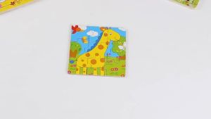 GU Puzzle Jigsaw Kayu 9pcs Puzzle Chunky Kayu 3D Puzzle Kayu Murah Puzzle Wooden Edukasi