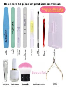 Home Use Nail Care Kit for Beginners Hand Exfoliator Softener Dead Skin Pusher Nail Clipper Set Regular Size from China