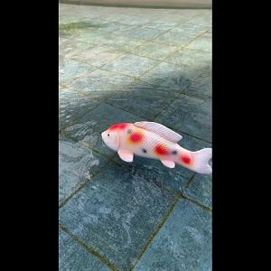 Decorative Outdoor Resin Hippo Head Ornament