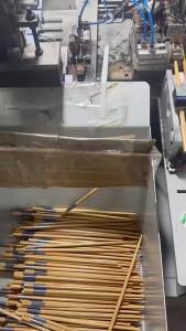 Blue-Edged Bamboo Chopsticks 10 Pairs Reusable Non-Slip Smooth Food Safe for Home Meals Camping Picnic Gifting
