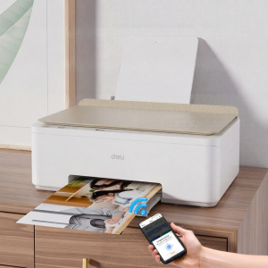 deli | Small Home Use Phone Connected Print & Copy Color Printer A4