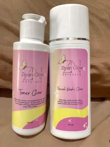 FACE WASH & TONER NORMAL ZIYAN GLOW SKINCARE BPOM HALAL