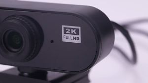 CAMVIEW Webcam for PC Laptop Online Class 2K HD USB Web Camera With Mic