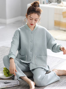 JIALEFEN | Thickened Pure Cotton Padded Womens Sleepwear