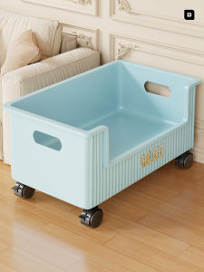 evesigar | Splash-Proof Portable Large Semi-Enclosed Cat Litter Box