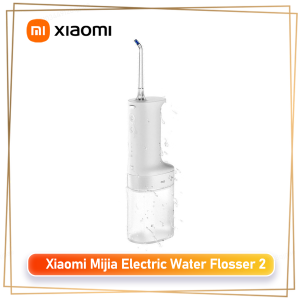 Xiaomi | Xiaomi MI Water Flosser 2 Portable Cordless Dental Oral Irrigator 3 Modes 200ML Tank IPX7 Waterproof Rechargeable Teeth Cleaner