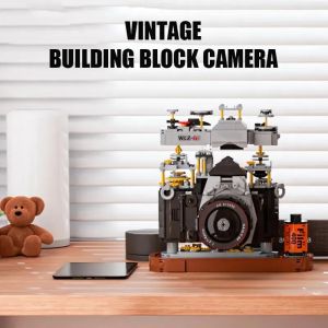 Creative Expert MOC WLZ-6F Vintage Camera Film Slr Camera Vidicon Model 1027PCS Building Blocks Brick Puzzle Toys for Gift