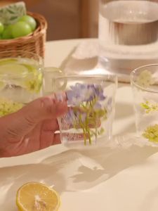 French Elegant Heat-Resistant Glass Cup
