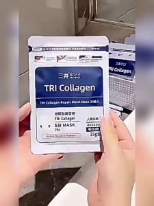 TRIWELL/Mitsui Japan Hyaluronic Acid Facial Mask – Intense Hydration & Skin Repair Brightening & Firming Treatment for Glowing Soothed Skin