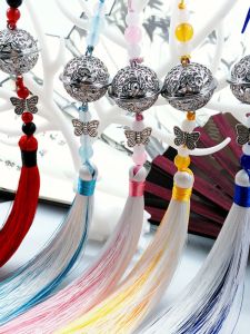 New Fresh out Bell Tassel Waist Hanging Ornament Hanfu Palace Bell Qipao Undergarment Pressing Tassel Ancient Style Waist Drop