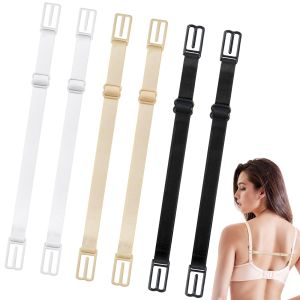 1/4Pcs Invisible Non Slip Bra Strap Holders Adjustable Silicone Shoulder Straps Womens Lingerie Extender Comfort