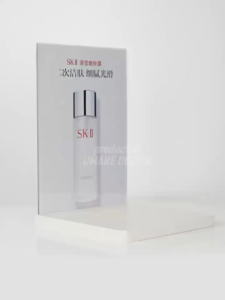 UMAKE Modular Acrylic Display Stand Product Counter for Showcase A3 A4 A5 Size Riser Showroom