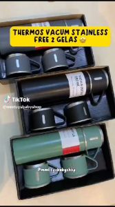 TERMOS SULTAN VACUM FLASK SET TUMBLER SULTAN GIFT PLUS CANGKIR PREMIUM 500 ML/HOT&COLD TUMBLER