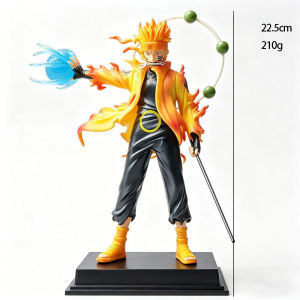 TOPTOY | 22cm Naruto Shippuden Anime Figure AK Uzumaki Naruto Uchiha Sasuke Action Model Pvc Statue Desktop Ornament Collection Toys Gift