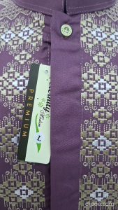 Baju Koko Pria Dewasa Bordir Koko Eternity Premium Lengan Pendek