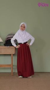 Jilbab Instan Sekolah Anak Ameera Bahan Kaos PE Super Premium dan High Quality by Vania Muthi