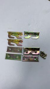 4 Sets Bed Railing Bracket Heavy Duty Non-Mortise Headboard and Footboard Fixing Fittings