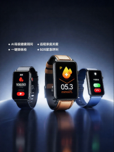 DiDO | SOS Trend High Precision Heart Rate Blood Oxygen Sleep Monitoring Bluetooth Calling Smart Wristband