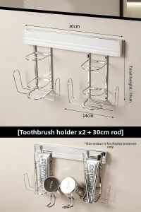 WEIFUREN | Minimalist Stainless Steel Bathroom Shelf
