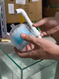 Lọc Bio Kết Hợp Airlift tạo Oxy Lọc Vinh Sinh tạo thác tốt cho bể cá dài lâu