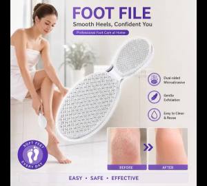 Nano Glass Foot File Dead Skin Callus Remover Washable Heel Scraper Pedicure Care Tool For Smooth Feet