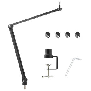 Adjustable Metal Microphone Stand for Gaming Streaming USB Condenser Mic Suspension Scissor Boom Arm for A8 A6V K688 K669 K658