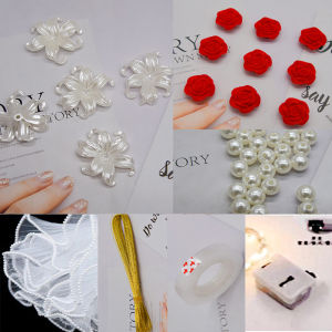 Romantic Iris Velvet Rose Flower Material Kit Handmade DIY Beading Lotus Leaf Bottle Mothers Day Bouquet Valentines Day