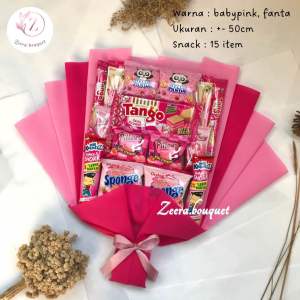 (B11) Bouquet snack/buket snack/bucket snack [INCLUDE: Greeting card+packing]