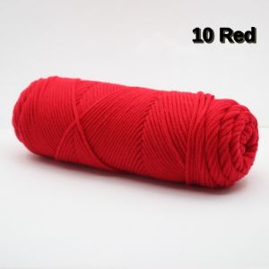 100g Milk Cotton Yarn Woolen Yarn Soft Pure Colour Lover Yarn 8 Strand Knitting Wool Thread for Handmade DIY Scarf Hat Yarn