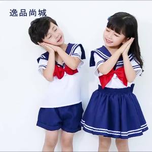 ชุดนักเรียนสำหรับเด็ก jk ชุดการแสดงคอปกกองทัพเรือชุดกะลาสีญี่ปุ่นชุดถ่ายภาพเด็กหญิงอนุบาลชุดการแสดงทหารกะลาสี