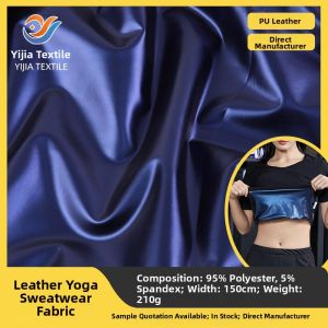Sweat Promoting Leather Fabric For Yoga And Womens Wear