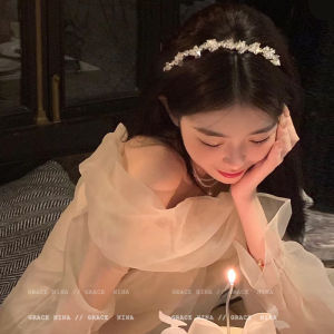 Korean Style Sparkling Diamond Hairband Womens Fashionable Luxury Headband Elegant Hair Accessories New 2025 High-End Feeling