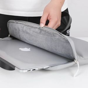 15.6 Inch Shockproof Laptop Bag: Waterproof Fabric Computer Bag Briefcase for Travel