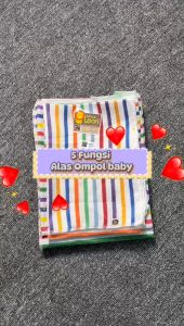 BABY LEON Alas Ompol Kain Bayi [AO-01 Size SM] Murah Jumbo Ukuran Besar Lurik / Perlak Bayi Kain Termurah Strip Jumbo Tatakan Alas Ompol / Alas Perlak Ompol Bayi Waterproof