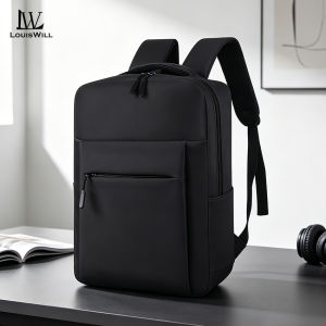 LouisWill Fashion Men’s Backpack Laptop Backpack Large Capacity Backpack Business Computer Backpack 15.6-inch Laptop Backpack Waterproof Backpack College Commuting Backpack Leisure School Bag