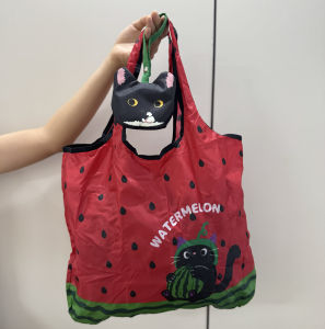 New Bubu Home Cat Head Shopping Bag Polyester Long Wallet Functional Small Bag for Men And Women Summer 2024 Brand New Condition