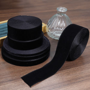 6/10/15/25/32/38mm Black Velvet Ribbon Handmade Wedding Party Decoration Ribbons For Gift Wrapping DIY Bowknot Christmas Decor