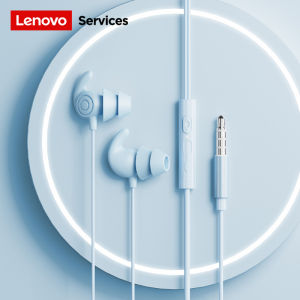 Lenovo | NEW Lenovo YF40 Wired Sleep Earphones 3.5mm/Type-C Silicone In-ear Earbuds Hifi Stereo Wired Headphones Double Noise Reduction