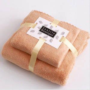 2 In 1 Coral Fleece Bath Towel And Face Towel Gift Set For Adults Infants And Children Super Comfortable And Soft Towel